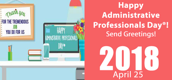 Send Administrative Professionals Day Ecard!